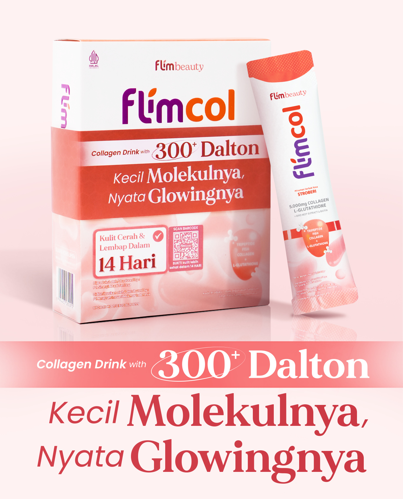 Flimcol 300 Dalton - Kecil Molekulnya, Nyata Glowingnya